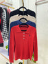 Polo Collar Long Sleeve